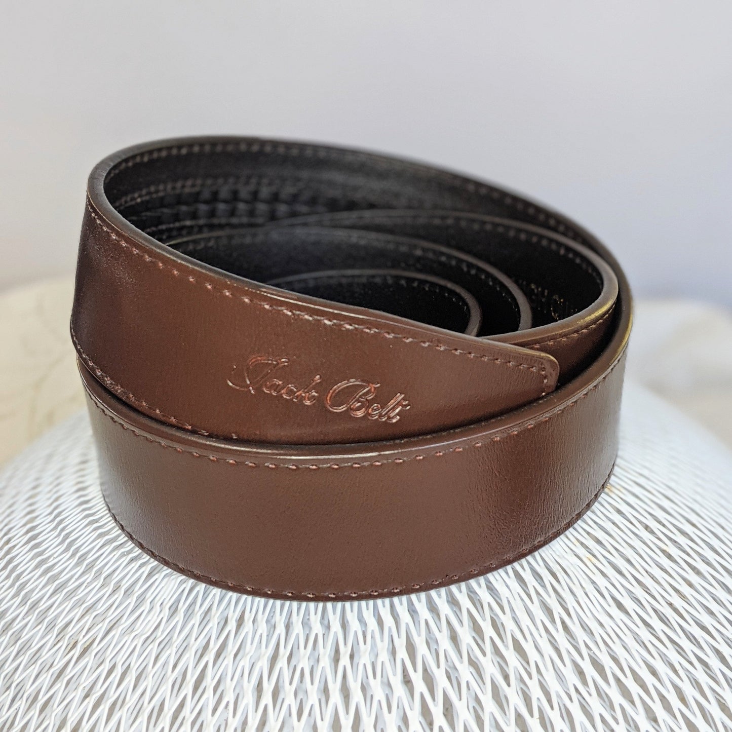 Full Grain Leather 'Plain Brown'  IPLBR66