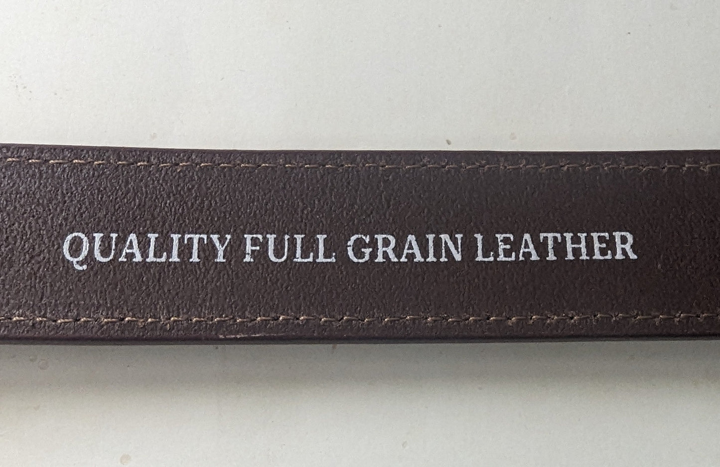 Full Grain Leather 'Plain Brown'  IPLBR69